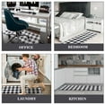 thumbnail image 3 of GALMAXS7 2 PCS Anti Fatigue Rugs Waterproof Floor Mat Cushioned Black&White Kitchen Mats for Floor, 3 of 6