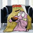 thumbnail image 6 of Courage The Cowardly Dog Blanket, Super Soft Throw Blanket For Couch Sofa Bed, Cozy Lightweight Warm Flannel Blanket, 80"X60", 6 of 9