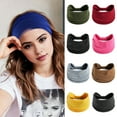 thumbnail image 4 of Women Sport Headband Solid Color Adjustable Width Headband High Elastic Sweat-Absorbent Yoga Headband Daily Accessories-Rose Red, 4 of 8