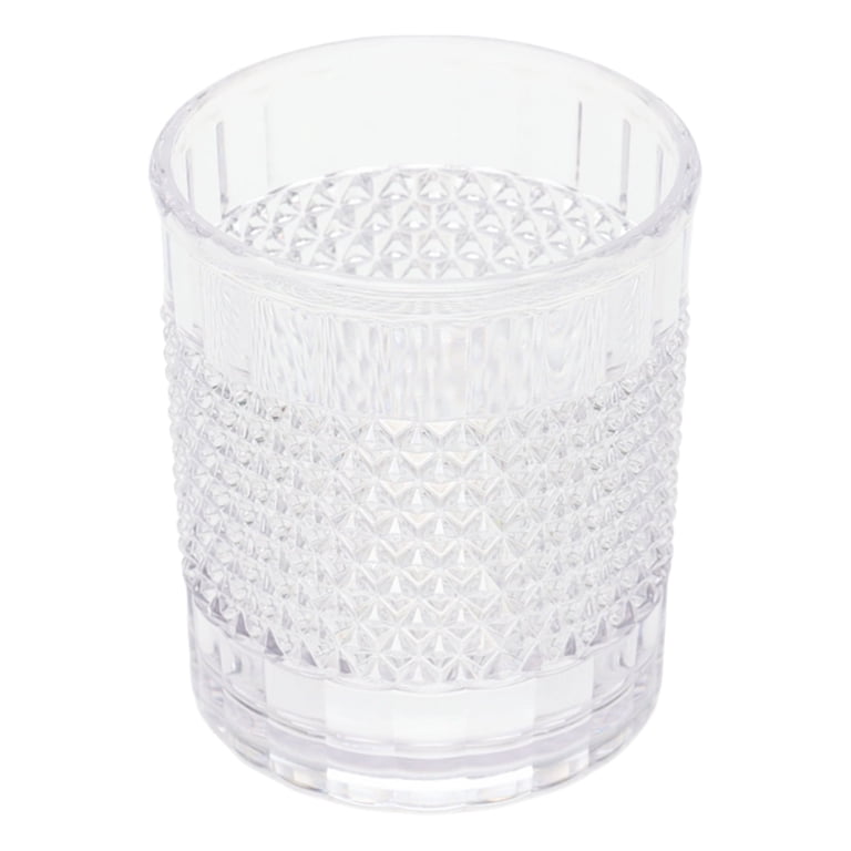 Mainstays 14 oz Short Acrylic Diamond Texture Tumblers, 6-Pack photo 7