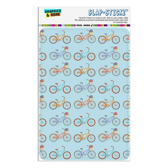 Bicycle and Bikes Pattern Home Business Office Sign