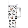 thumbnail image 2 of 40oz Dog Mom Tumbler - Leakproof Travel Coffee Mug with Handle - Cute Puppy Gift for Women Who Love Dogs - Double Wall Stainless, 2 of 7