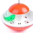 thumbnail image 2 of Juguete de plástico para vaso de gato con bola, pluma y hierba gatera, juguetes interactivos para gatos para interiores, juguetes de plumas para gatos/gatitos, 2 of 5