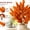 Brown, variant on Artificial Colored Leaves Faux Potted Plant For Indoor Outdoor Decor Lifelike Fake Foliage Small Tabletop For Shelf Desk