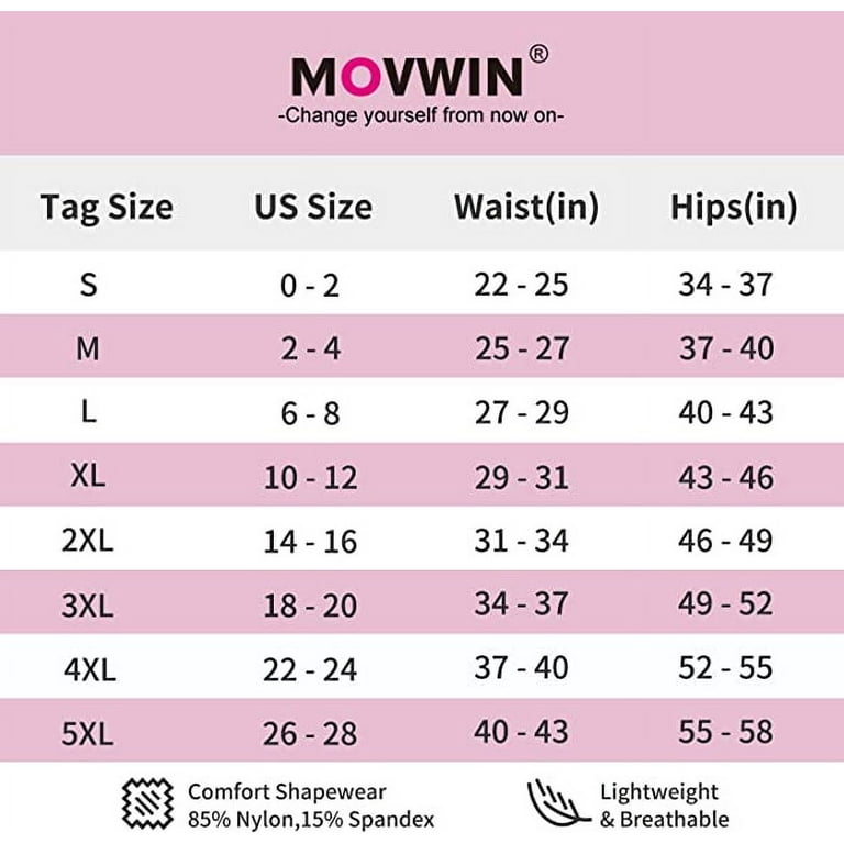 MOVWIN Tummy Control Body Shaper Shorts - High Waist Thigh Slimmer Panties  Shapewear, Black, 3XL price in UAE,  UAE