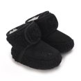 thumbnail image 4 of Emy Dola Newborn Baby Boy Girl Soft Fleece Booties Stay On Infant Slippers Socks Shoe Non Skid Gripper Toddler First Walkers Winter Ankle Crib Shoes 0-12M, 4 of 7