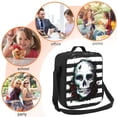 thumbnail image 5 of Honeii Watercolor Skull Print Insulated Lunch Bag, Reusable Lunch Box for Adult, Leakproof Cooler Bag for Work Office Travel Picnic, 5 of 7
