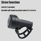 thumbnail image 4 of Timbre de bicicleta universal con bocina recargable por USB y alarma, 4 of 8