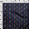 thumbnail image 2 of oneOone Coton Bio Voile Feuilles & Imprimé Floral BTY 42 Pouces de Large, 2 of 4