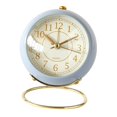 thumbnail image 1 of Relojes de Silenciosos, Relojes de Que No Hacen Tictac, Pantalla Grande , Función de Luz de Repetición para Dormitorio, Oficina Azul Baoblaze Despertador analógico para niños, 1 of 8
