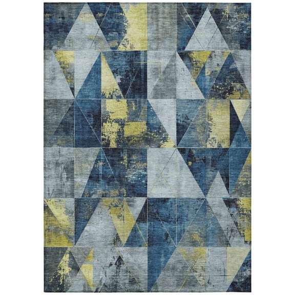 Dalyn Rugs Machine Washable Indoor/Outdoor Chantille Navy 2'6" x 3'10" Rug