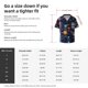 thumbnail image 5 of Fotbe Solar System Camisa Estampada de Manga Corta para Hombre, Casual de Verano, Estilo Playero, Sin Arrugas-Large, 5 of 5