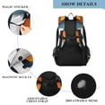 thumbnail image 4 of FORMRS Unisex School Backpack 17" Student Travel Bag with Laptop Compartment, Abstract Wavy, 4 of 7