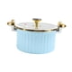 thumbnail image 1 of Olla para cocinar al horno, cacerola de 7 litros, olla para pasta, fideos instantáneos con tapa y asa, olla para guisar azul, 1 of 9