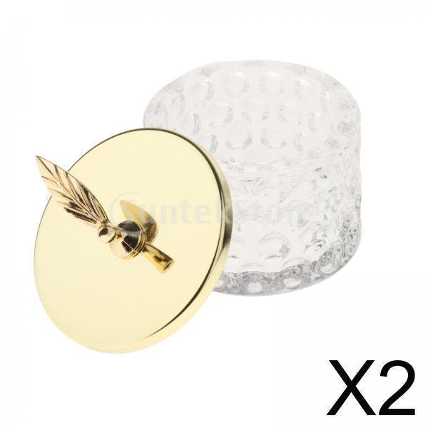 2 Tarros de Almacenamiento de Retro con Tapa para Dulces, Comida Creativa de Navidad, Aperitivos, Té, Especias, Cereales, Contenedor, Almacenam Macarena recipiente de almacenamiento transparente