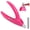 Pink With Magnet Sizers, variant on Acrylic Nail Clippers with Magnets Sizer, Adjustable Nail Cutters for Cutting Artificial Fake False Tips in Salon & Home Use, Green