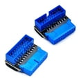 thumbnail image 5 of USB Header Adapter USB3.2 GEN1 19Pin/20Pin Sockets 90 Degree Steering Elbow Converter Adapter For Desktop Motherboards, 5 of 8