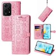 thumbnail image 1 of Funda Cartera FOXDOCK para Honor 200 Lite , Flip PU con Relieve de Gatos y Perros, Tarjetero y Soporte, 1 of 6