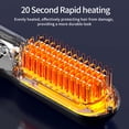 thumbnail image 4 of Cordless Hair Straightener, Professional Ceramic Flat Iron Comb, Rechargeable Curling Iron Hair Straightening Styling Comb, for Less Frizz, Shinier & Smoother Hair, Hair Styling Tools, Black, 4 of 10