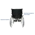 thumbnail image 4 of Silla de ruedas ergonómica Karman Ergo Flight con ejes de liberación rápida, asiento de 16 pulgadas y estructura color plata perla., 4 of 5