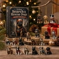thumbnail image 2 of Search & Rescue Dog Advent Calendar 2026, 24 Days 2D Flat Acrylic K9 Rescue Dog Ornaments, Collectible Christmas Countdown Gift Box for Xmas Tree Decoration, Christmas Stocking Stuffers, 2 of 5