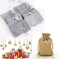 thumbnail image 4 of SPRING PARK 5Pcs Linen Drawstring Bags Reusable Muslin Cloth Gift Candy Favor Bag Jewelry Pouches for Wedding DIY Craft, 4 of 7