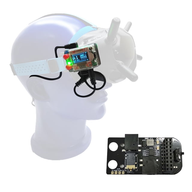 ICQOVD PORT 5.8G RX3.0 analog portable receiver module for FPV goggles