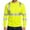 Fluorescence Yellow, variant on Men's Reflective Strip Long Sleeve Work T-Shirt Construction Workwear for Spring Fall Safety Wear,Saffron,M