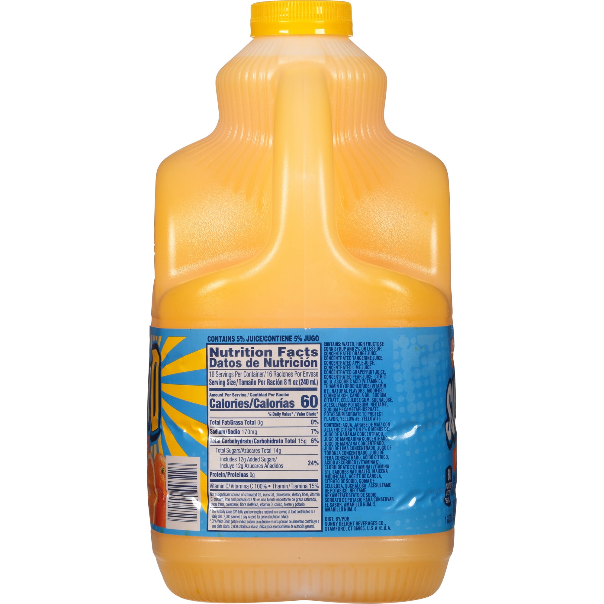 SUNNYD Smooth Orange Juice Drink, Gallon Bottle Japan Ubuy