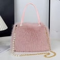 thumbnail image 2 of Ozmmyan Womens Fall Bags Fuzzy Plush Crossbody Handbag Warm Fluffy Shoulder Purse Winter, 2 of 4