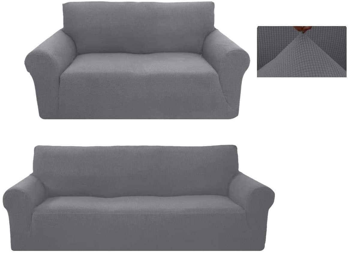 Details about   1/2/3/4 Seats Double Diamond Chair Recliner Sofa Couch Cover Slipcover Protector 