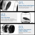 thumbnail image 2 of 2inch Silent Check Valve CV-150 Check Valves Spring Loaded Flapper, 2 of 5