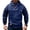 Navy, variant on WTOBBY Men's Casual Pullover Hoodie, Long Sleeve Athletic Sweatshirt for Running Gym, Lightweight Performance Comfort,Black L