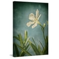 thumbnail image 2 of "White Flower Left" Painting Print on Wrapped Canvas, 2 of 7