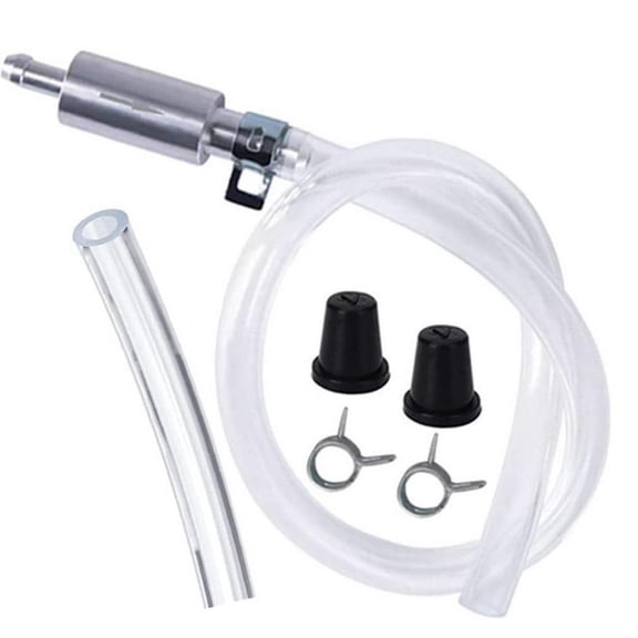 Brake Bleeder Hose, Motorcycle Brake Bleeder Kit with 2 Nozzle * & Clamp, One Way Check Valve Tube Bleeding Tools for Hydraulic System Bleeding, Car Clutch Fluid Replacement Hose