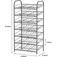 thumbnail image 5 of 7-tier Black Can Organizer Rack Can Dispenser for Kitchen Cabinet Hold 84 Cans, 5 of 9