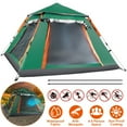 thumbnail image 3 of BAYUELSWU Quick Set Up Waterproof 4-5 Person Camping Tent, Outdoor Foldable Camping Tent All-Weather Portable for Hiking, Backpacking, Hiking, Climbing, Travel (Green), 3 of 8