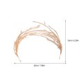 thumbnail image 2 of unbranded Dorado Shiny Headband De Con Clásico Duradero Para Fiesta Y Celebraciones, 2 of 8