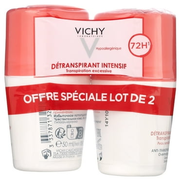 VICHY Intensive Roll On Deodorant Anti-Perspirant 72H Stress Resist - 2X50ml