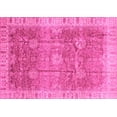 thumbnail image 1 of Ahgly Company Indoor Rectangle Oriental Pink Traditional Area Rugs, 5' x 7', 1 of 4
