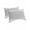 Gray, variant on Aqua Striped Pillow Covers King Size 2 Pack, Luxurious White Stripes Modern Abstract Art Soft Bed Throw Pillowcases Breathable Cooling Long Lumbar Body Pillow Sham Cover for Bed Sofa 20''x36''