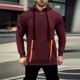 thumbnail image 1 of pstuiky manga larga de hombre, Sudadera holgada de manga larga con capucha y hombros caídos para hombre tops de invierno para hombre xxl, 1 of 7