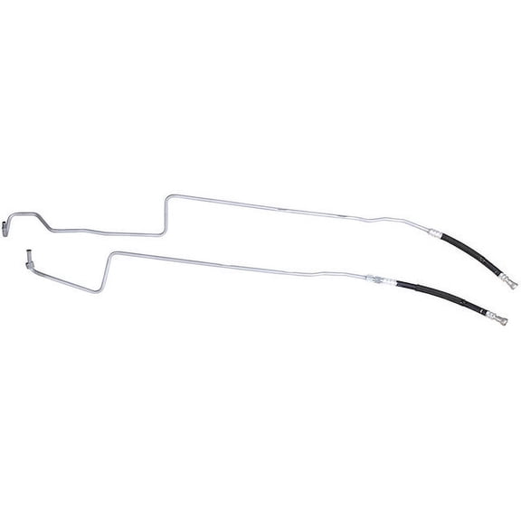 Inlet and Outlet Auto Trans Cooler Hose Assembly - Compatible with 1996 - 1997 Jeep Grand Cherokee