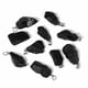 thumbnail image 5 of Colgantes de turmalina negra irregulares naturales, colgante de dijes crudos de forma libre, colgante de piedra curativa de yoga para fabricación de joyas hechas a mano, 5 of 5