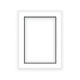 thumbnail image 2 of White on Black Double Photo Mat 12x16 for 8x10 Photos - Fits 12x16 Frame, 2 of 6