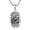 02-Crow skull, variant on Memento Mori Necklace 925 Sterling Silver Skull Hourglass Raven Necklaces Santa Muerte Memento Mori Jewelry Gifts for Men Anniversary