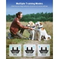 thumbnail image 3 of Training Collar with Remote, 4200FT Range Rechargeable IP67 Waterproof E-Collar with Flashlight, 3 Training Modes, Adjustable Strap for Small, Medium, Large Dogs (8-120lbs), 3 of 9
