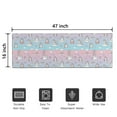 thumbnail image 5 of Cartoon Unicorn Rainbow Cloud Balloon Pattern Door Rugs,Washable Non Slip Door Mats Indoor,Decorative Door Mats,Entry Mat Indoor for Entrance,Bedroom,Kitchen,Bathroom,16"x47", 5 of 6