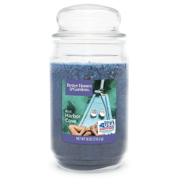 Better Homes & Gardens Blue Harbor Cove SingleWick Jar Candle, 18 oz.