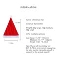 thumbnail image 4 of Jumpingount Sombrero de Navidad para hombres y mujeres, atmósfera decorativa para festivales, gorro de Navidad, decoración de disfraces, tocados Sombreros Adultos, 4 of 6